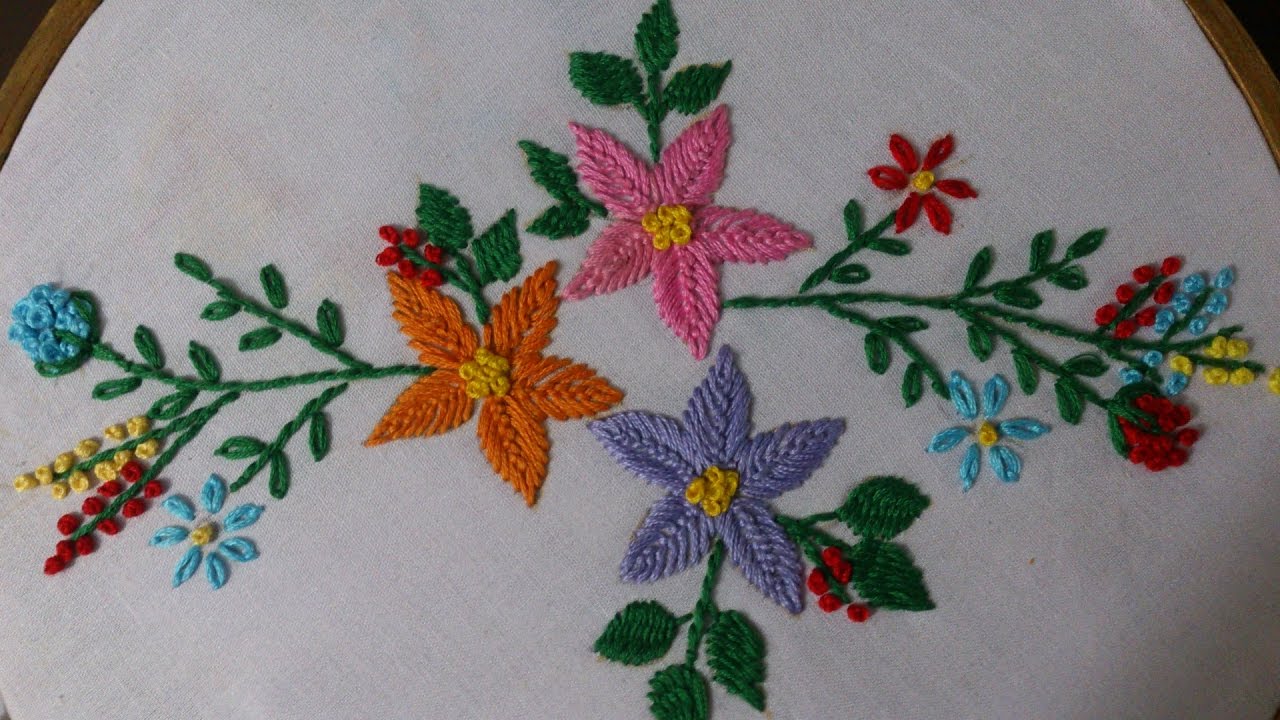 embroidery stitches tutorial free