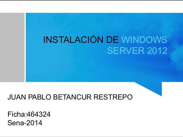windows server 2012 tutorial ppt