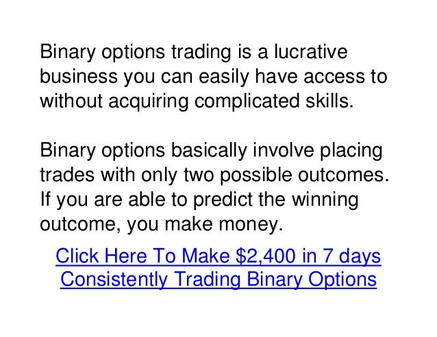 binary options trading tutorial