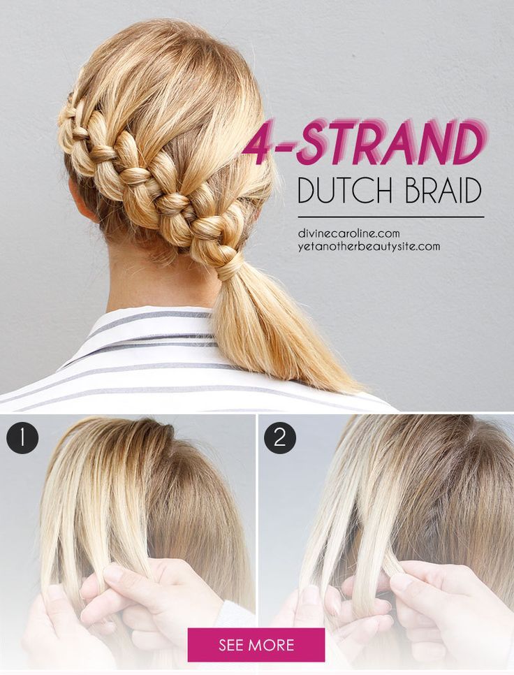 4 strand braid tutorial