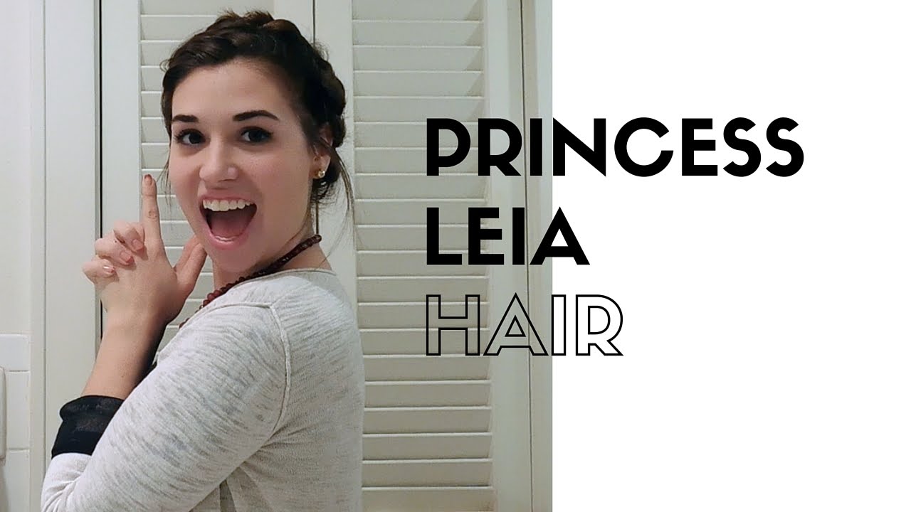 princess leia slave hair tutorial