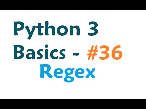 python regular expression tutorial