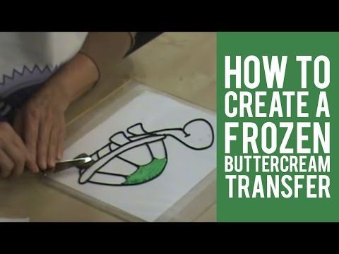 frozen buttercream transfer tutorial