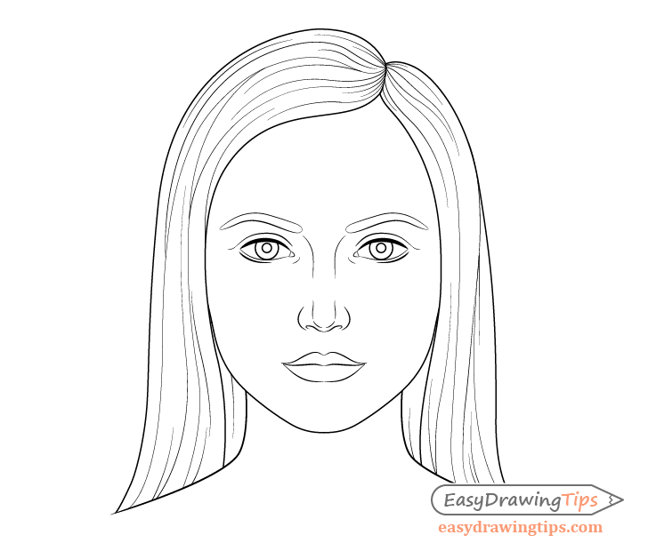 simple face sketch tutorial