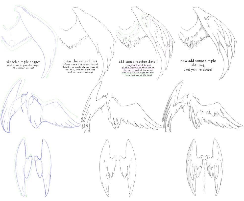 origami angel wings tutorial