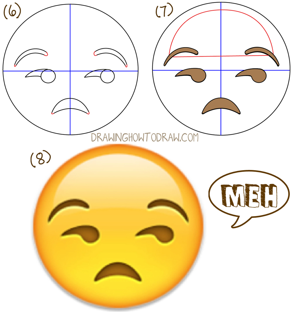 simple face sketch tutorial