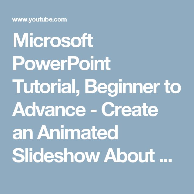 powerpoint 2013 tutorial for beginners