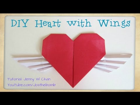 origami angel wings tutorial