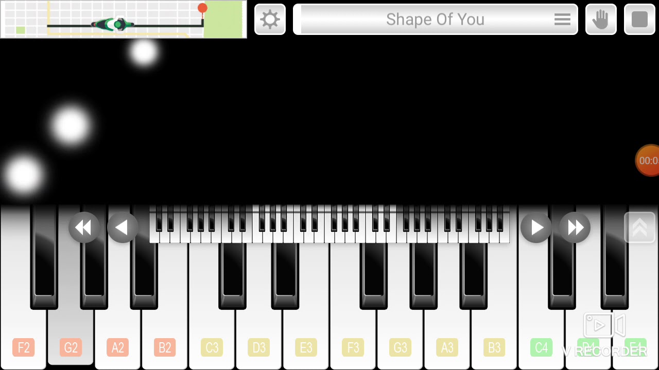 shape of you piano tutorial