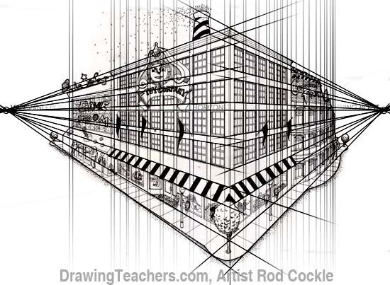 architectural perspective drawing tutorial