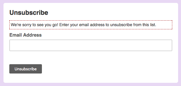 mailchimp signup form tutorial