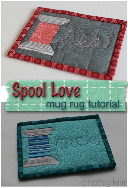 easy mug rug tutorial