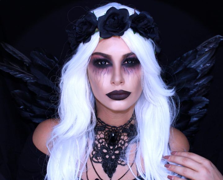 fallen angel makeup tutorial halloween