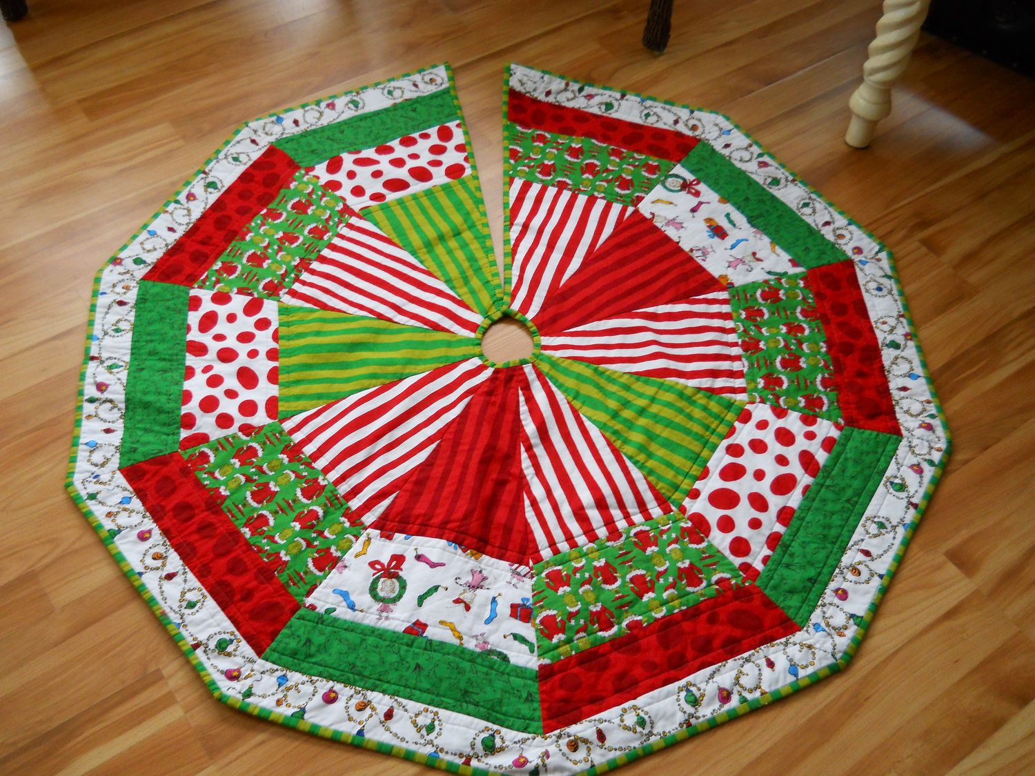 quilted tree skirt tutorial