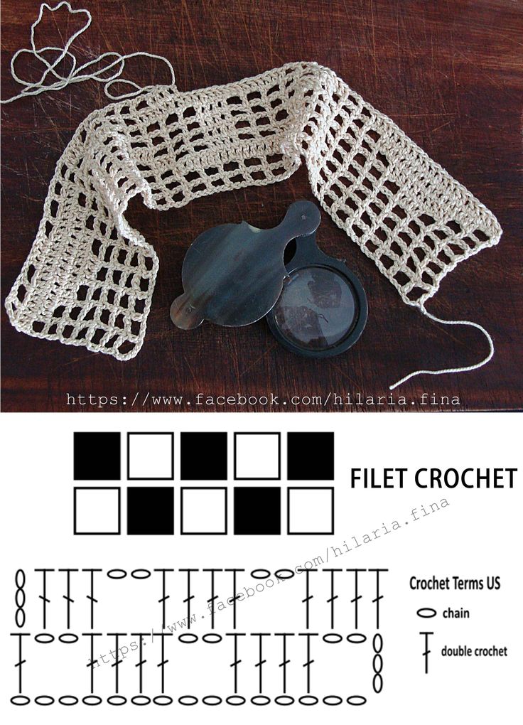 filet crochet tutorial video