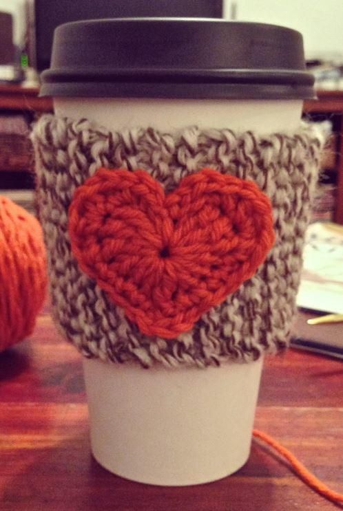 knitted cup cozy tutorial