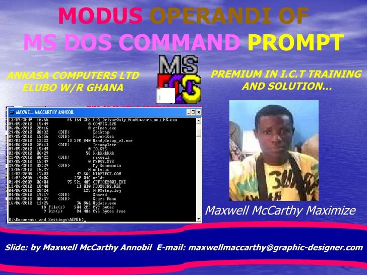 ms dos tutorial for beginners