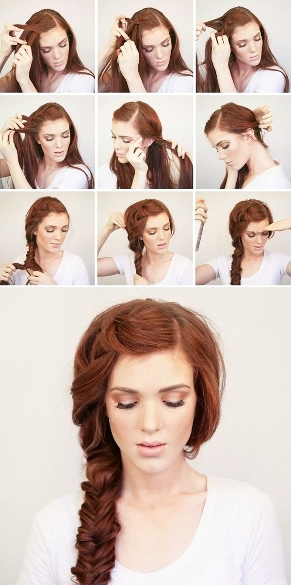one side hairstyle tutorial