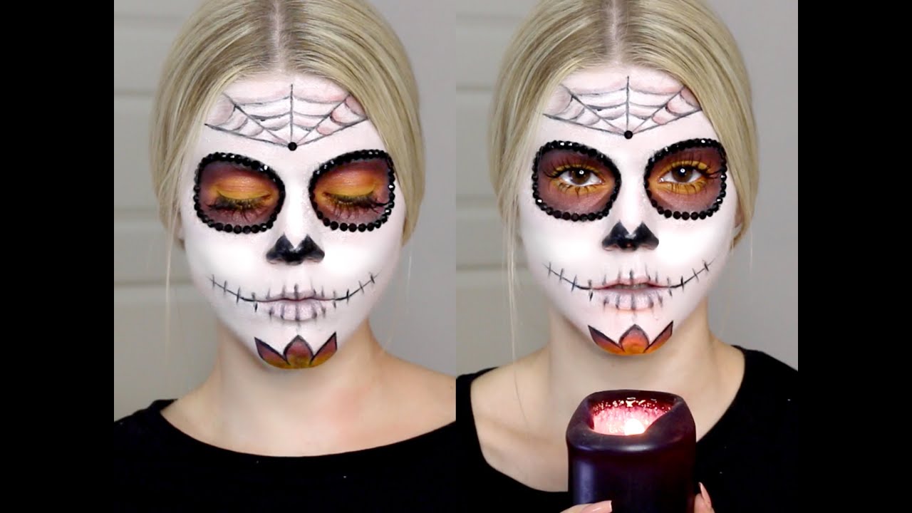 sugar skull makeup tutorial