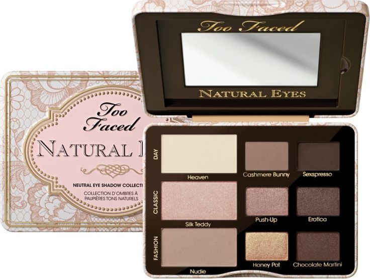 two faced natural eye palette tutorial